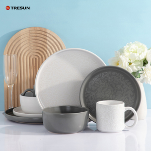 TRESUN Vente en gros de services de table en porcelaine de qualité supérieure personnalisés pour hôtels, restaurants, mariages - Résistants au lave-vaisselle et au four - Product Image 1