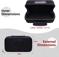 Étui pour appareil photo noir en EVA imperméable pour Canon EOS Rebel R100/R50/T7/R5/R6 Mark II/R7/R8/90D/5D Mark IV Sony pour Nikon DSLR SLR 18-5