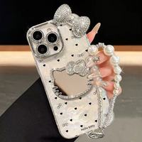 Coques de téléphone portable en gel de silicone de haute qualité pour 12-17 Pro, anti-chute, antichoc, design de dessin animé en forme de cœur