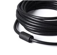 Cable de Impresora USB 2.0 Negro de 10m, Tipo A Macho a Tipo B Macho con Ferrites IC
