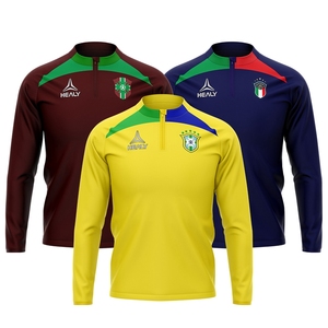 Chaqueta de entrenamiento de fútbol ajustada ropa deportiva para hombre 100% poliéster personalizada - Product Image 1