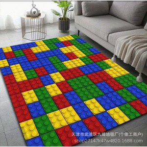 Alfombra Infantil de Terciopelo Cristal, Rectangular, Antideslizante, para Sala de Estar, Dormitorio, Área de Juegos, Fácil Cuidado, Lavable con Agua, Primavera 2026 - Product Image 5