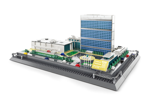 WANGE Building Block 6219 Cuartel General <span class=keywords><strong>DE</strong></span> LAS Naciones Unidas Lepining Toy Diy Construction Bricks Assembly Educativo para niños - Product Image 3