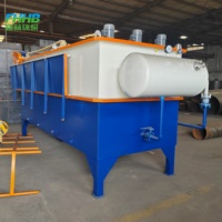 Entegre küçük DAF, pıhtılaşma ve flokülasyon tankı 10-100m3/h ile çözünmüş hava flotasyon makinesi