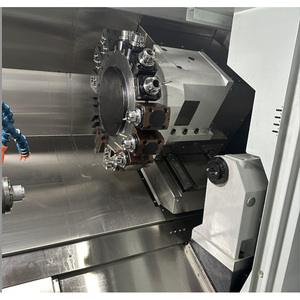 Vente directe usine – Tour CNC numérique à banc incliné horizontal TDY-207L, mono-broche, moyenne capacité, haute précision - Product Image 6