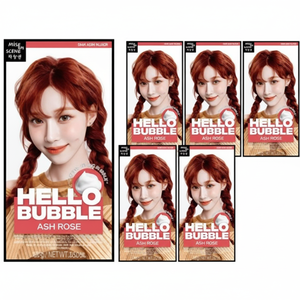 Mise En Scene Hello Bubble Tinte para el Cabello 7AR Ash Rose Semipermanente, Set de 6 Piezas, Precio de Descuento - Product Image 1
