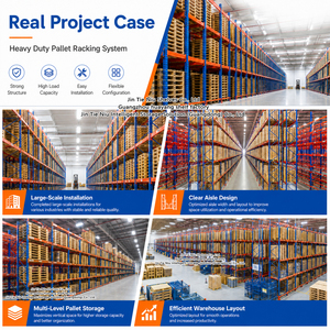Système de Rayonnage à Palettes à Poutres Robuste pour Entrepôt, de 800 kg à 4000 kg, pour Stockage Industriel Sélectif en Usine - Product Image 4