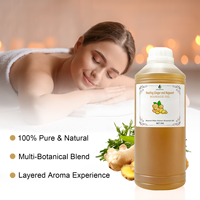 Huile de massage chauffante de haute qualité au gingembre et à l'armoise, naturelle et pure, idéale pour les soins de santé et les diffuseurs domestiques