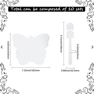 Abanico de Plástico PP con Forma de Mariposa, de Alta Calidad, para Eventos Empresariales, Regalo Promocional, Personalizable - Product Image 4