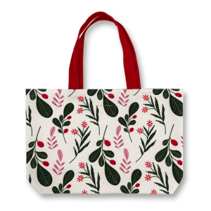 Tùy Chỉnh Tái Sử Dụng Phim Hoạt Hình Lá In Ấn Túi Vải Chất Lượng Cao Trang Trí Kỳ Nghỉ Túi Xách Cho Giáng Sinh Quà Tặng Hcd Thương Hiệu - Product Image 1