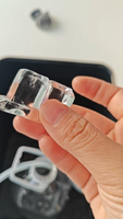 Machine à glaçons commerciale entièrement automatique en acier inoxydable, refroidie par air, pour les magasins de bubble tea