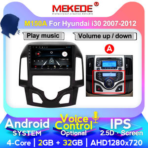 Mekede M Android Control de voz IPS 2.5D pantalla de <span class=keywords><strong>Video</strong></span> del coche para <span class=keywords><strong>Hyundai</strong></span> <span class=keywords><strong>I30</strong></span> 2007-2012 2 + 32GB GPS BT <span class=keywords><strong>Video</strong></span> SWC de Audio - Product Image 3