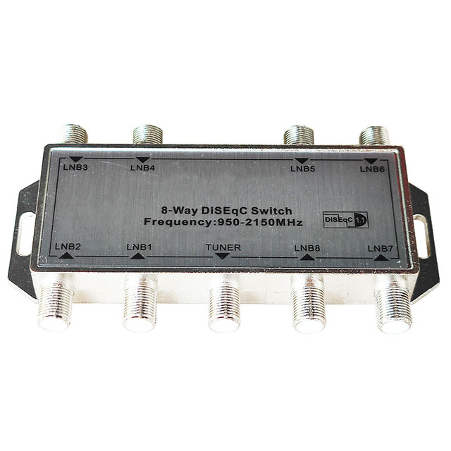Factory Supply Satellite Dish Antenna DISEqC 8X1 Switch