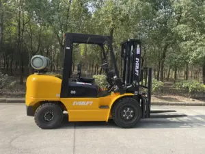 EVERLIFT 4TON Diesel Forklift 3m 4m 5m 6m China Forklift 2/3 Stage Mast China Forklift Cheap Price