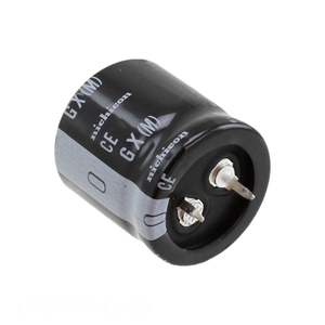 Authorized Distributor <b>CAP</b> ALUM 150UF 20% 400V <b>SNAP</b> TH 150 uF Through Hole LGX2G151MELA25 Capacitor - Product Image 1