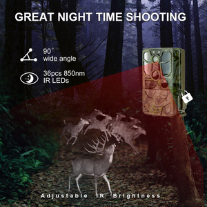 Meilleure vente <span class=keywords><strong>de</strong></span> microphone vision nocturne étanche sentier <span class=keywords><strong>de</strong></span> <span class=keywords><strong>chasse</strong></span> 4k photo caméras vidéo - Product Image 6