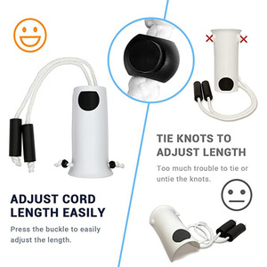 Sock Aid Easy Tool Assist Device pour l'arthrite Chirurgie Difficulté à plier les personnes Medical Hospital Household - Product Image 5