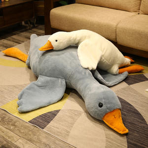 Alfombrilla para dormir, almohada de ganso grande, juguete de peluche, pato, Ganso, Animal relleno, gordito, pato gordo, Ganso, peluche - Product Image 3