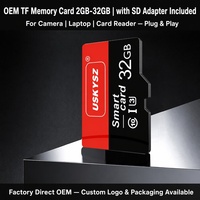 Großpackung Micro TF Speicherkarte 2GB 4GB 8GB 16GB 32GB Klasse 10 mit SD-Adapter Anpassbare Kapazität Logo OEM Direktvertrieb ab Werk 17 Jahre Erfahrung