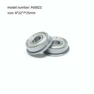 F608zz SF608z Flange Bearing 608z Flanged Bearing Deep Groove Ball Bearing 608zz F608-2RS