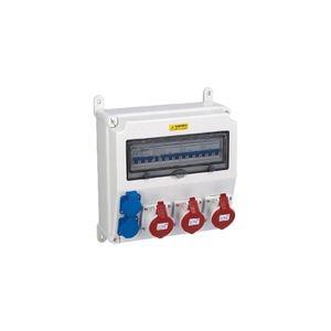 ตู้จ่ายไฟ 3 เฟส 380V พร้อมเต้ารับ 5 ขา 3x32A  เบรกเกอร์หลัก 3x32A+1x16A MCB 63A - Product Image 3