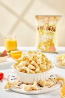Cheese-Plan Halal 108g Sin Grasas Trans, Palomitas de Maíz Infladas con Sabor a Queso, Semi-Suaves, Listas para Servir en Fiestas KTV