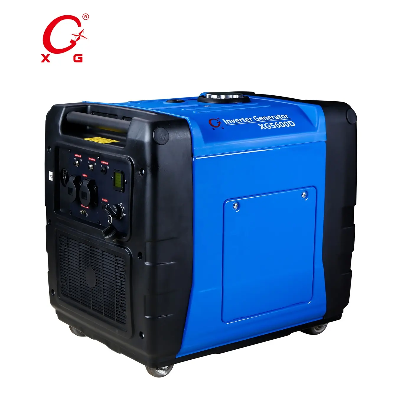 Outdoor Diesel 6,3 kVA Wechsel richter Generator Ferns tart Strom generator XG5600D Digitaler Notfall 5000W Silent Mute Generator