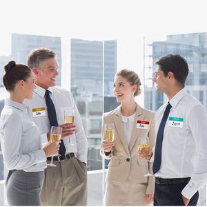 Nhãn dán thẻ tên đầy màu sắc 400 16 màu (7.62cm <span class=keywords><strong>x</strong></span> 5.08cm) phù hiệu nhận dạng cho nhãn bao bì - Product Image 4