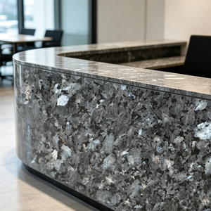 Losa de Granito Perla Plateada Natural Pulida Moderna de Primera Calidad, Cortada a Medida, Duradera para Cocina, Baño y Exteriores - Product Image 4