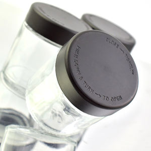 Envase de Vidrio de 3oz para Crema Contorno de Ojos, Forma Redonda, con Tapa de Plástico a Prueba de Niños - Product Image 2