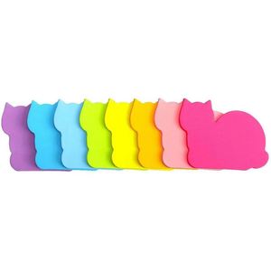 Cartoon Cat Self-Adhesive Magnetic Sticky Note Portable Memo Pad in Art and Paper Loose Leaf for Promotions - Product Image 4