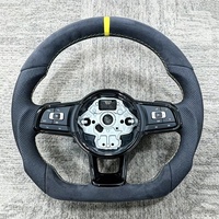 Volant en fibre de carbone R-Line, livraison rapide pour Volkswagen VW Golf 4 5 6 7 7.5 8 MK4 5 6 7 7.5 8 7 R GTI GTD GTE