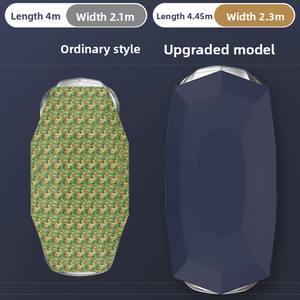 NatureGo - Toldo Plegable de Fibra de Vidrio para Automóvil de 4.5 m, Garaje Móvil, Cubierta de Protección UV para Vehículos - Product Image 4