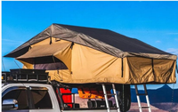 Tente de toit souple pour 3-4 personnes, directement de l'usine, toile imperméable pour Hilux Ranger 4x4 tout-terrain