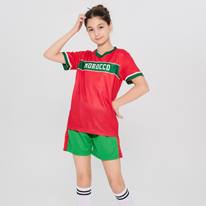 Camisetas <span class=keywords><strong>de</strong></span> Fútbol <span class=keywords><strong>de</strong></span> <span class=keywords><strong>Marruecos</strong></span> para Niños 24/25, Uniformes <span class=keywords><strong>de</strong></span> Fútbol para Niños y Niñas, Chándal Deportivo Personalizado - Product Image 3