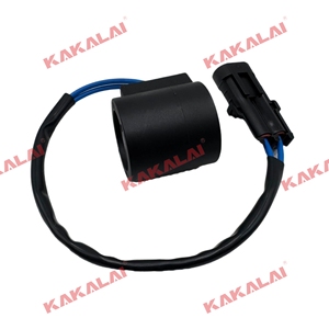 Sunward <span class=keywords><strong>SWE</strong></span> 50/60/70/80/90/150 bobina de válvula solenoide de excavadora de alta calidad DC12V DC24V 13mm piezas de maquinaria de construcción interna - Product Image 3