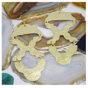 2026 pendientes de fiesta en la playa de verano chino joyería pendientes redondos de cobre de cristal feliz árbol de Navidad pendientes de cobre joyería - Product Image 5