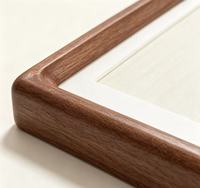 Marco de Fotos de Madera Sólida de Alta Calidad con Estructura de Encaje y Espiga, Decoración Personalizada para el Hogar, Decoración con Fotos