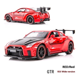 1 32 scala <span class=keywords><strong>Nissan</strong></span> <span class=keywords><strong>GTR</strong></span> R35 lega di <span class=keywords><strong>auto</strong></span> giocattolo di età 3 + anni ruote Decorative per veicoli che colano modellini <span class=keywords><strong>auto</strong></span> - Product Image 3
