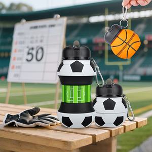 ขวดน้ำเด็กแบบพับได้ ดีไซน์<span class=keywords><strong>ใหม่</strong></span> ทำจากซิลิโคน ทนความร้อน ใช้กับน้ำร้อนได้ เป็นมิตรกับสิ่งแวดล้อม รับผลิตแบรนด์ส่วนตัว - Product Image 4