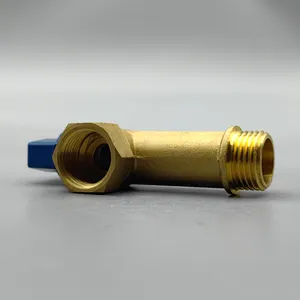 Female X Male Thread 1/2" Brass Angle Ball Valve