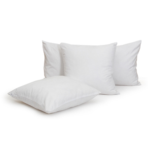 Ném Gối chèn 18x18 không gây dị ứng Polyester Microfiber trắng vuông trang trí đệm - Product Image 1