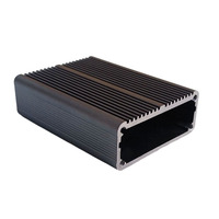 Alüminyum eloksal Mini PC bağlantı kutusu elektronik enstrüman muhafaza fabrika amplifikatör durumda devre ekstrüzyon kontrolü