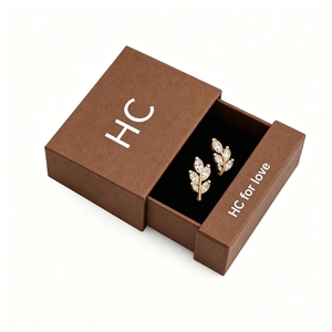 Artisan Concept Design <b>Earring</b> <b>Gift</b> <b>Box</b> Sliding Outer Sleeve Rigid Paper Jewelry Drawer <b>Box</b> Custom Branded Packaging Producer - Product Image 5