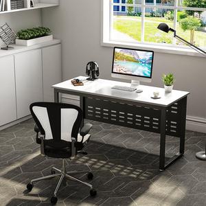 Muebles de oficina modernos de madera blanca y negra, escritorio de ordenador, mesa de lectura de escritura - Product Image 5