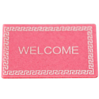 1:12 Style Mini Jouet Maison De Poupée Villa Modèle avec DIY Accessoires Tapis Tapis De Sol Bienvenue Tapis Scène