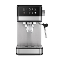 Machine à expresso compacte 20 bars avec pré-infusion basse pression, prise EU/UK/US, 111-240V, en acier inoxydable pour usage domestique