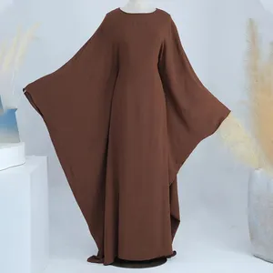 2024 femmes caftan turc manches chauve-souris robe de soirée caftans salon porter robe couvrir abaya robes musulmanes