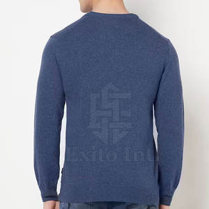 Vente directe d'usine pulls unis pour hommes avec logo et impression à bas prix fabriqués au Pakistan - Product Image 3