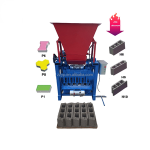 Yipu 4-35 Tự Động Phễu Xả Gạch Làm Máy Xây Dựng Máy Với Động Cơ Bơm PLC Động Cơ Cho Đất Sét Gạch - Product Image 2